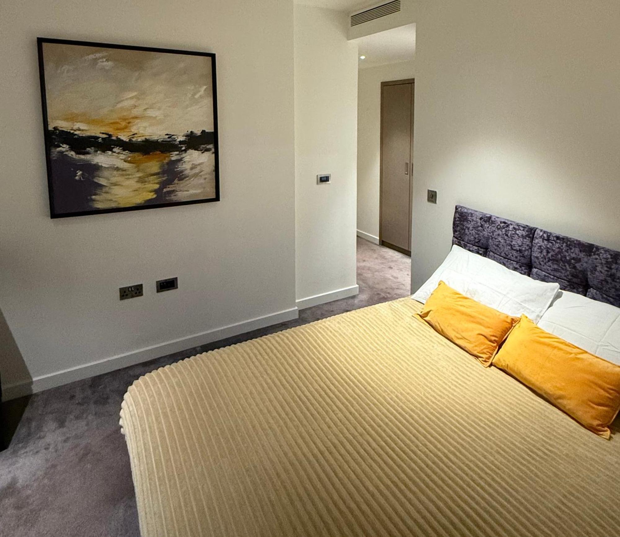 Luxury Modern 2 Bed Flat With Balcony And City View - Canary Wharf City Center London Eksteriør bilde