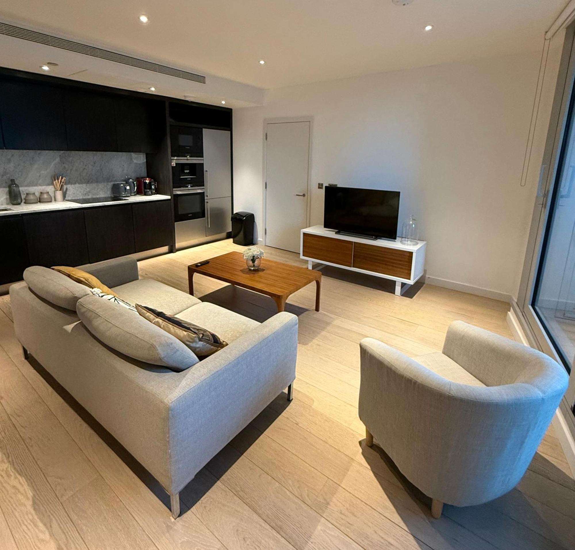Luxury Modern 2 Bed Flat With Balcony And City View - Canary Wharf City Center London Eksteriør bilde